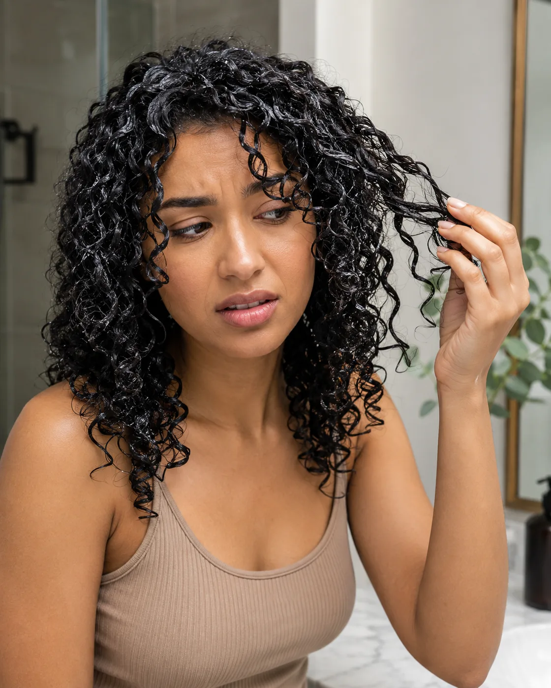Curls Get Crunchy After Gel
