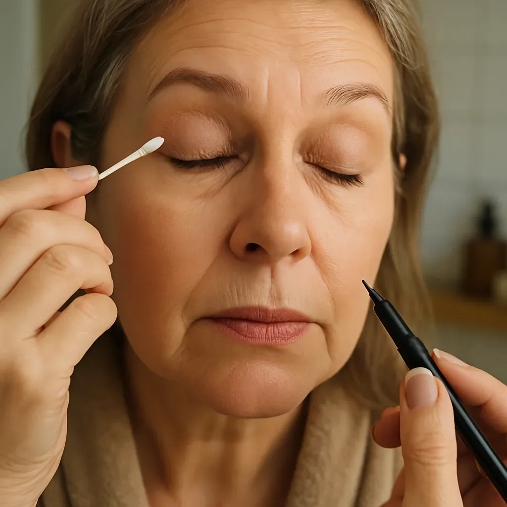 Eyeliner Creases on Hooded Lids