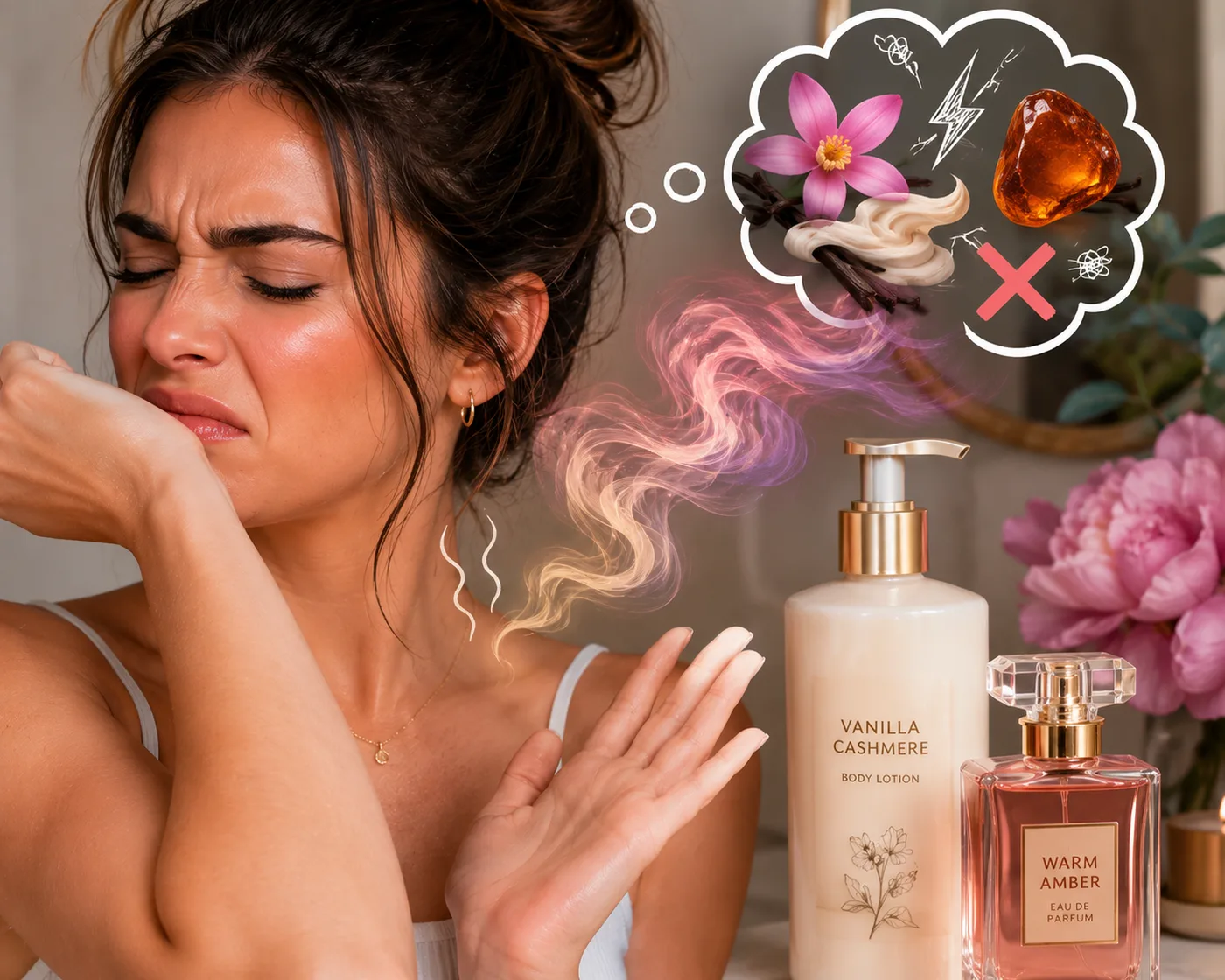Fragrance Clashes with Lotion
