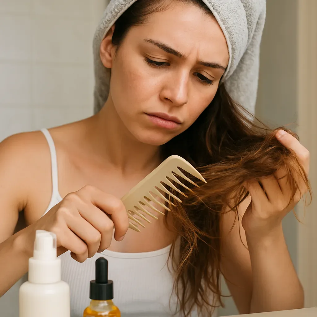 Hair Snaps When Brushing