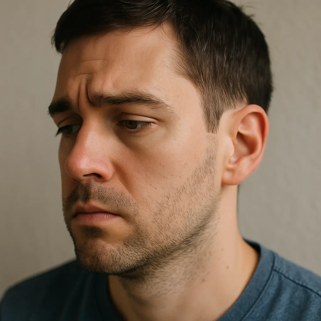 Sideburns Trimmed Too Short