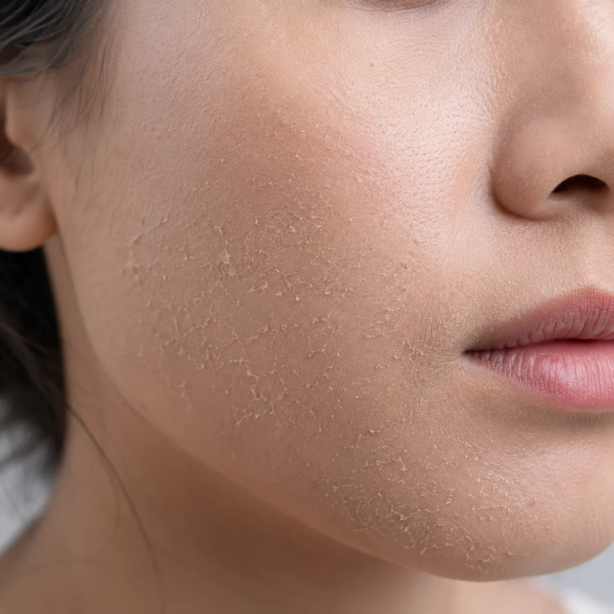 Skin Tint Shows Dry Patches