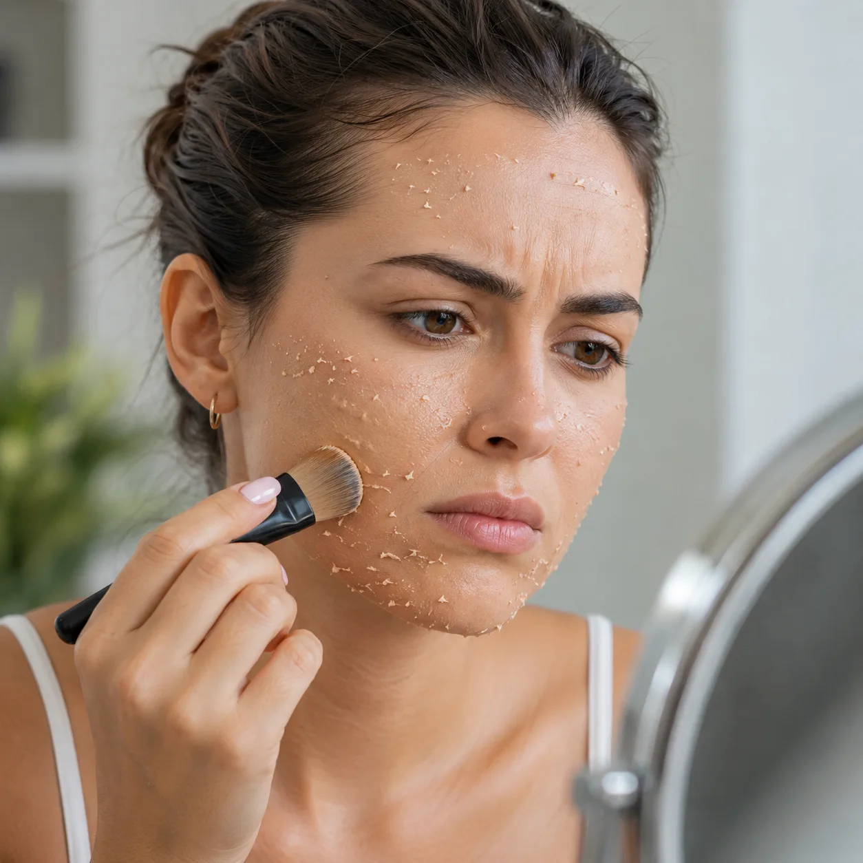 Sunscreen Pilling Under Makeup