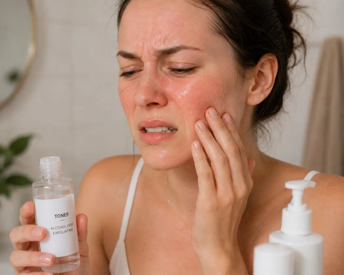 Toner Stings After Cleansing